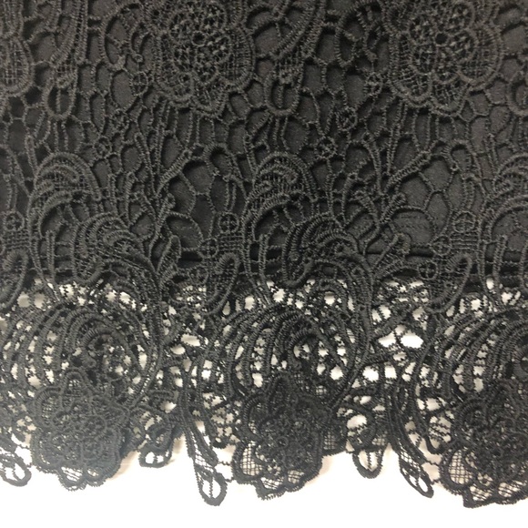 Panhandle Black Lace MIDI Skirt - Picture 2 of 6